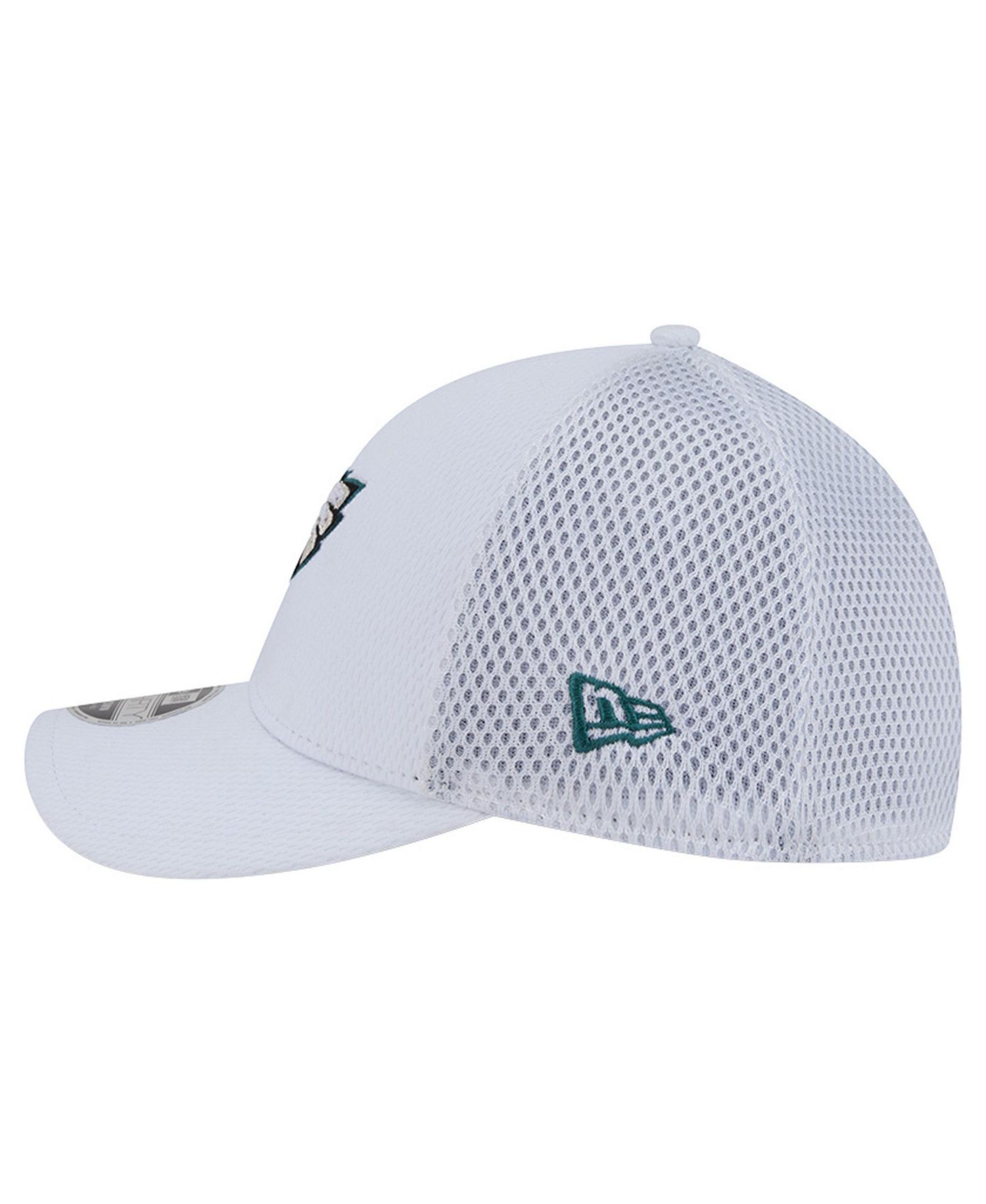 Men's White/Midnight Green Philadelphia Eagles Dash 39THIRTY Flex Hat