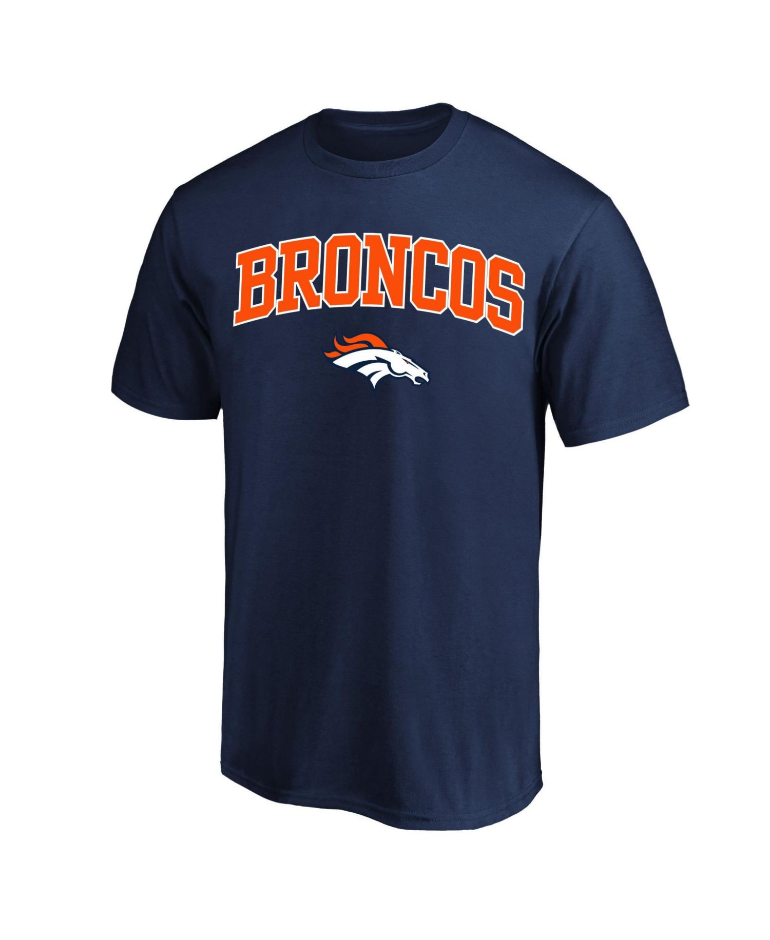 Men's Big & Tall Denver Broncos Arch Logo Crew Neck Graphic T-Shirt