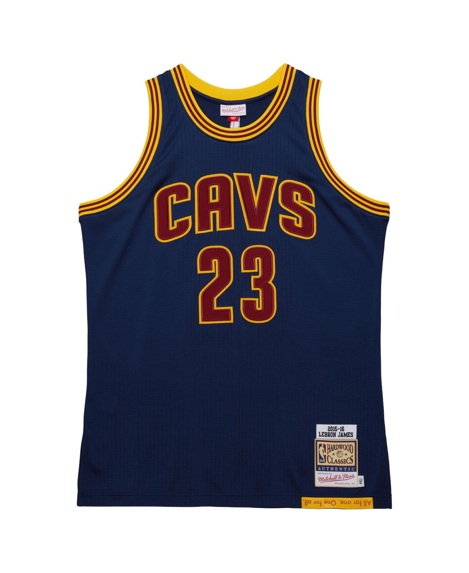 Men's LeBron James Navy Cleveland Cavaliers Big Tall 2015/16 Swingman Jersey