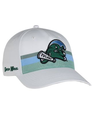 Men's and Women's White Tulane Green Wave The Sideline Adjustable Hat