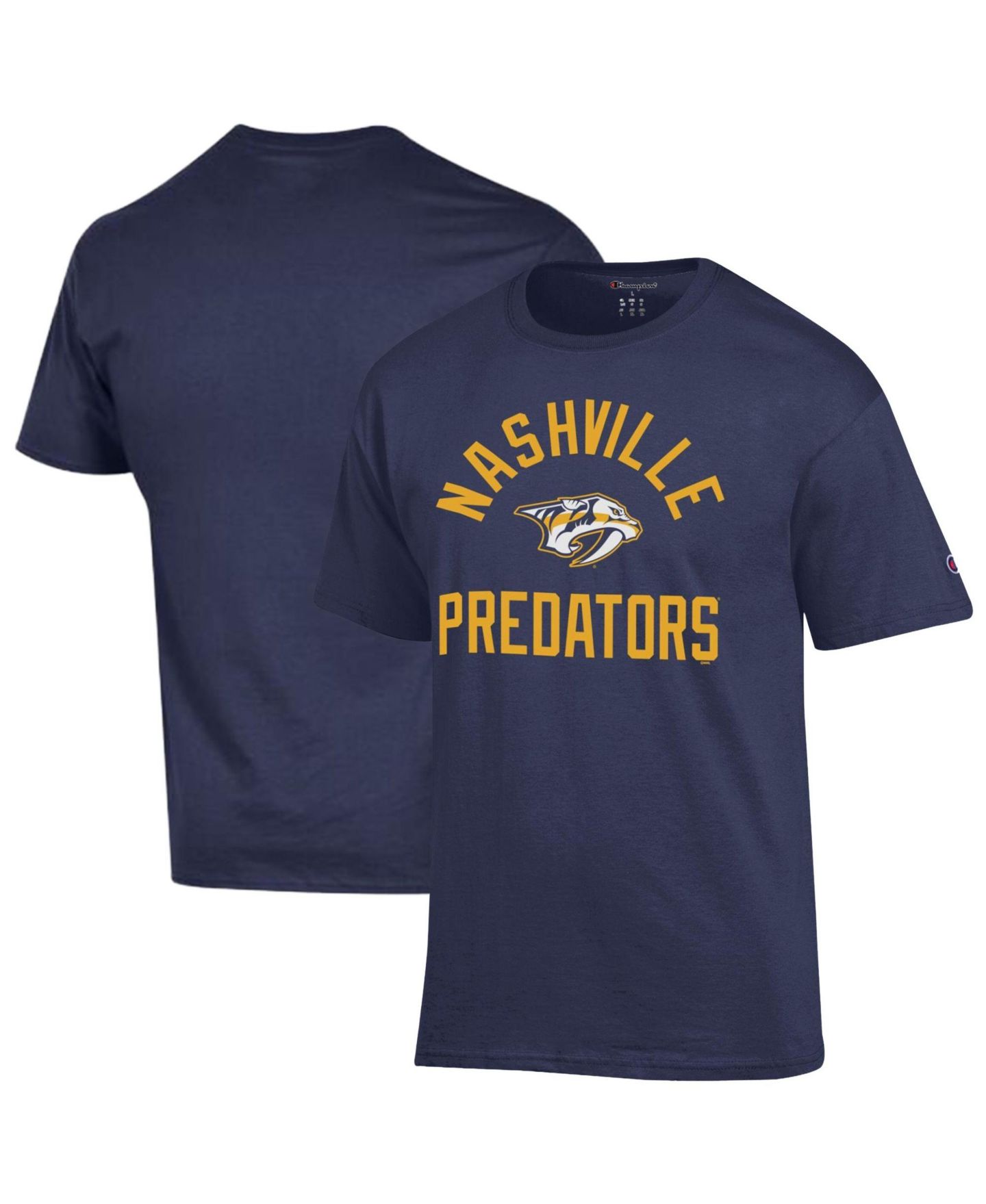 Мужская футболка Champion Navy Nashville Predators Primary Logo Jersey — фото 1