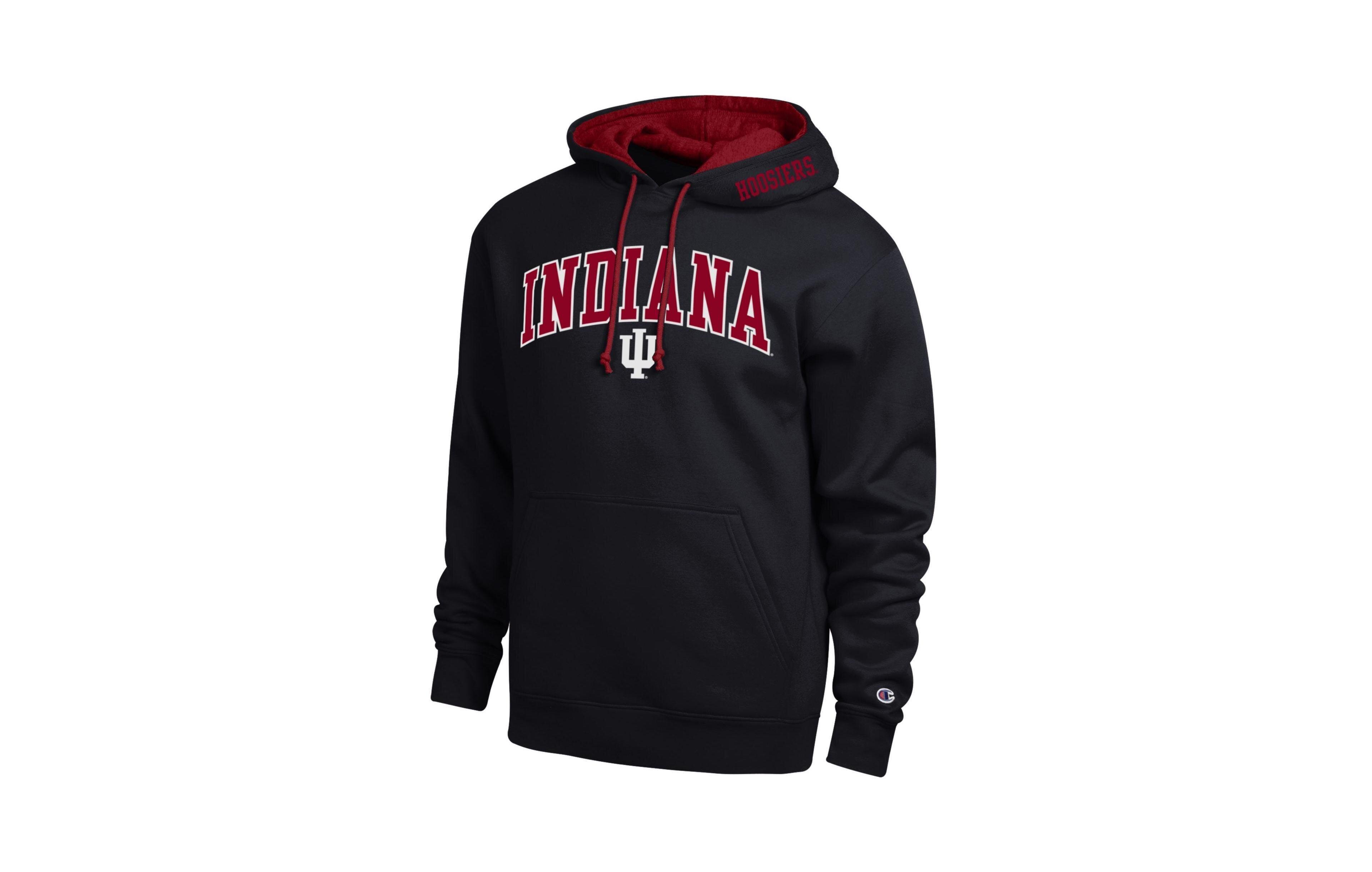 Champion Men's Indiana Hoosiers Arch Tackle Twill Relaxed-Fit Hoodie