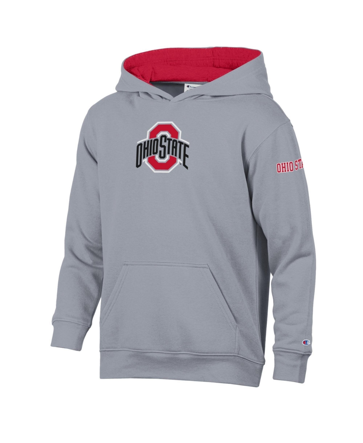 Champion Boys' 4-20 Ohio State Buckeyes Volume Fleece Hoodie