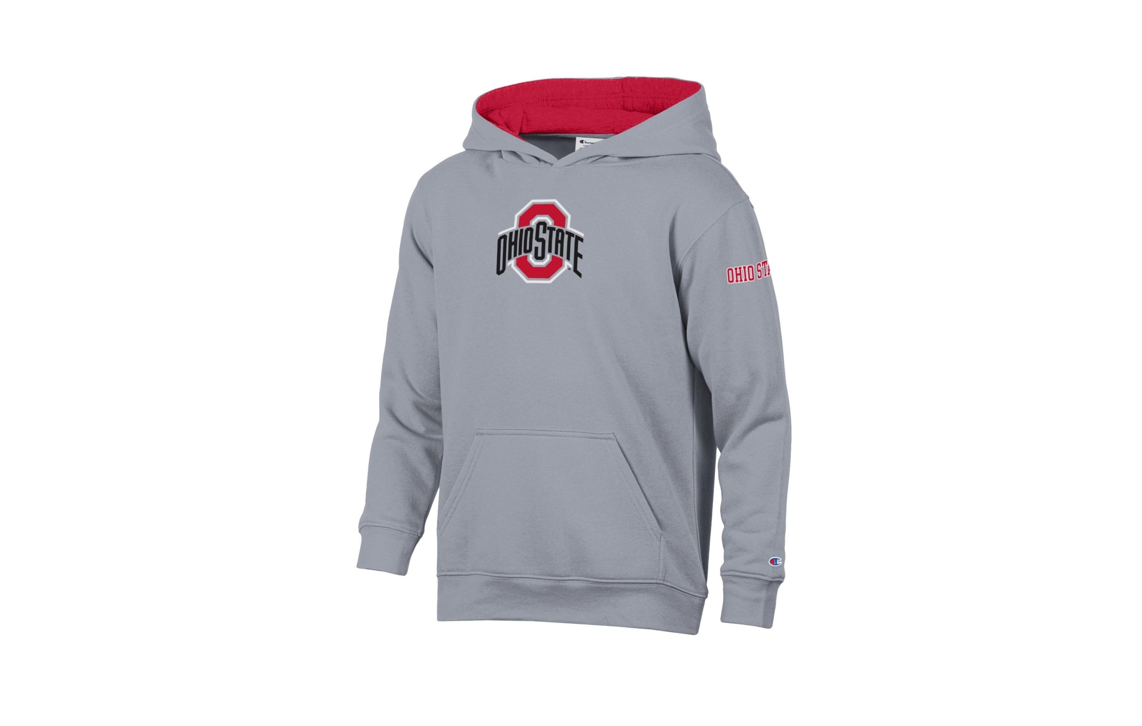 Champion Boys' 4-20 Ohio State Buckeyes Volume Fleece Hoodie