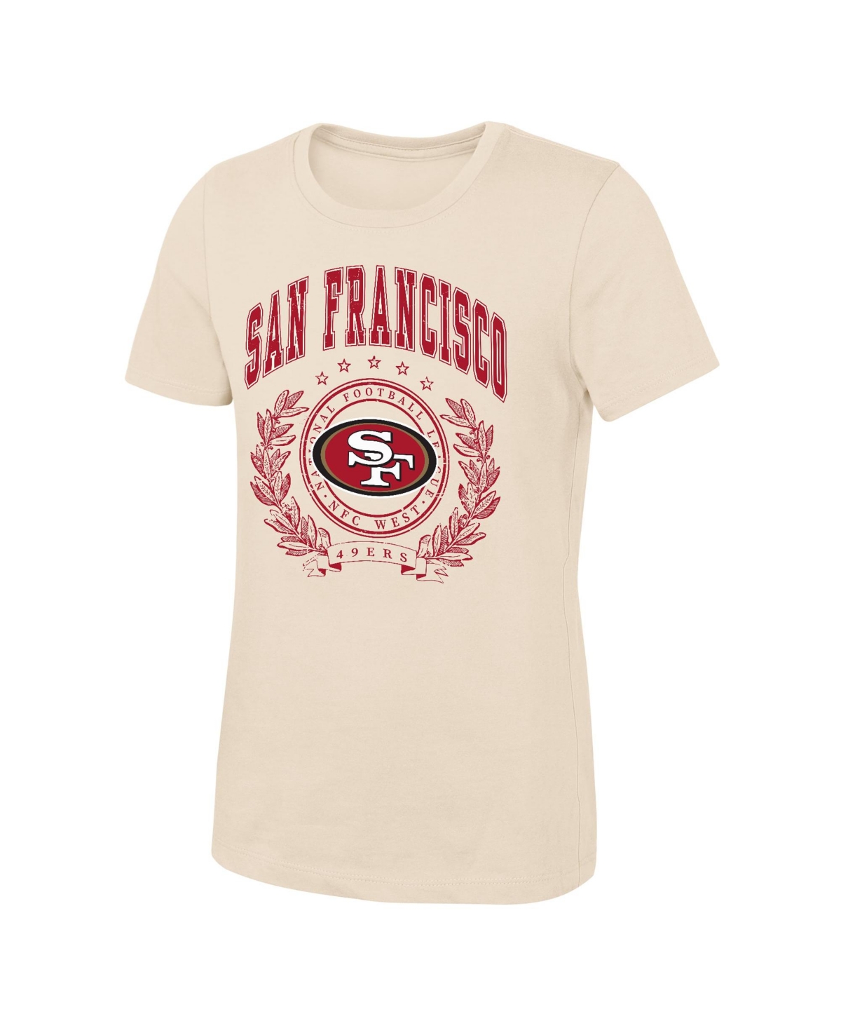 Outerstuff Girls' 4-16 San Francisco 49ers Undefeated Graphic T-Shirt