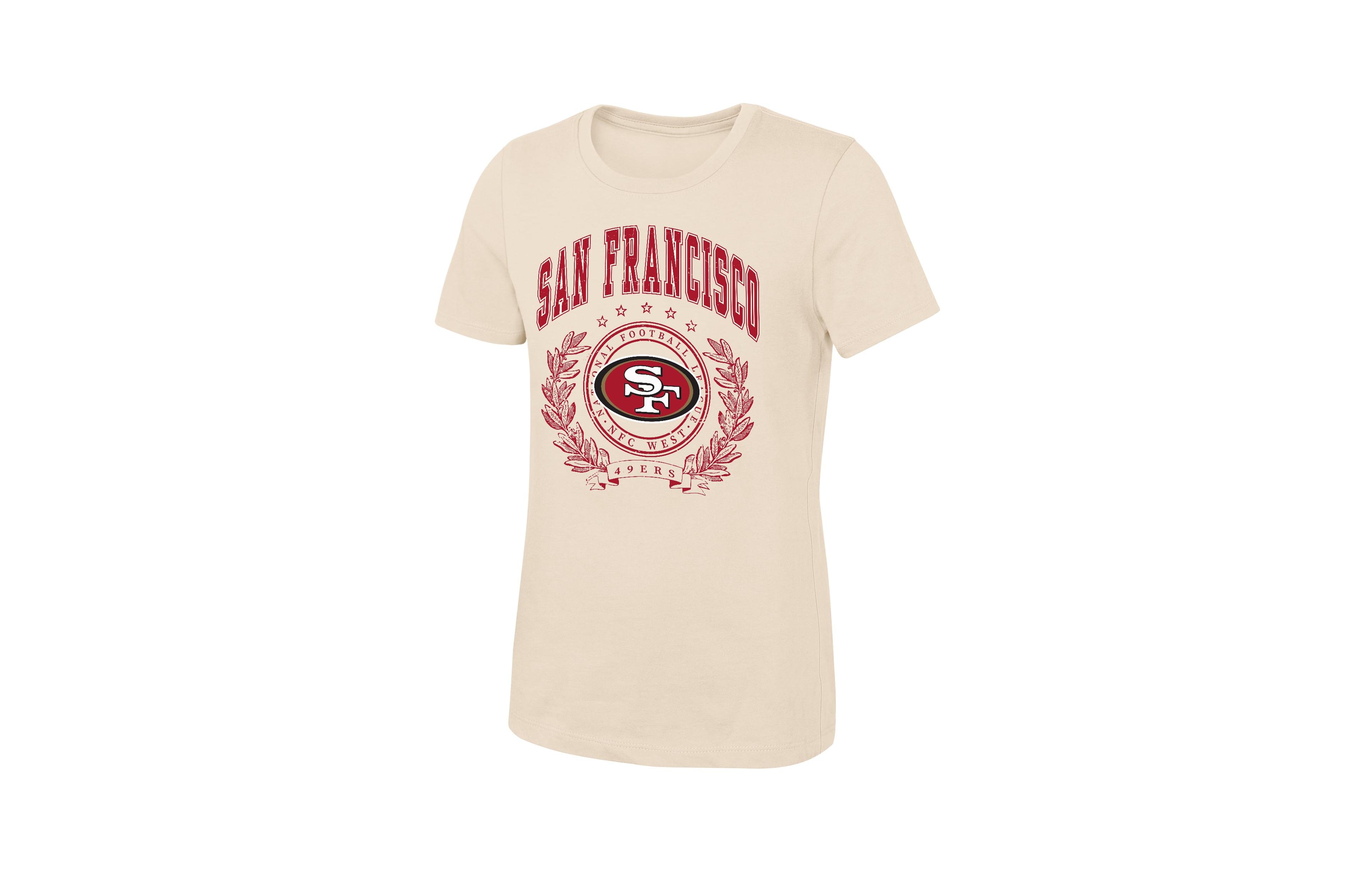 Outerstuff Girls' 4-16 San Francisco 49ers Undefeated Graphic T-Shirt
