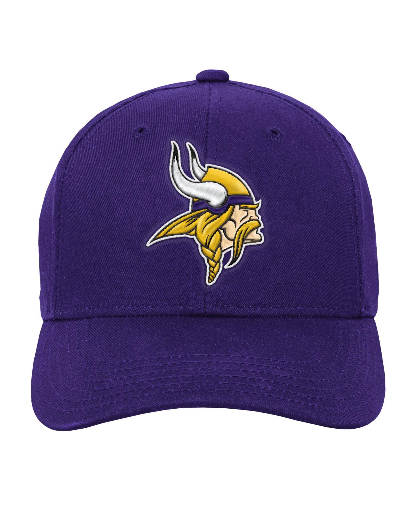 Детская кепка Outerstuff Minnesota Vikings Curved-Bill High-Crown Snapback — фото 2