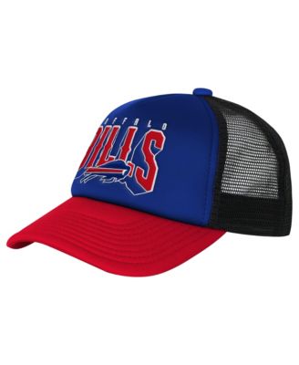 Big Boys and Girls Buffalo Bills Handoff Foam Front Panel, Curved-Bill Trucker Hat