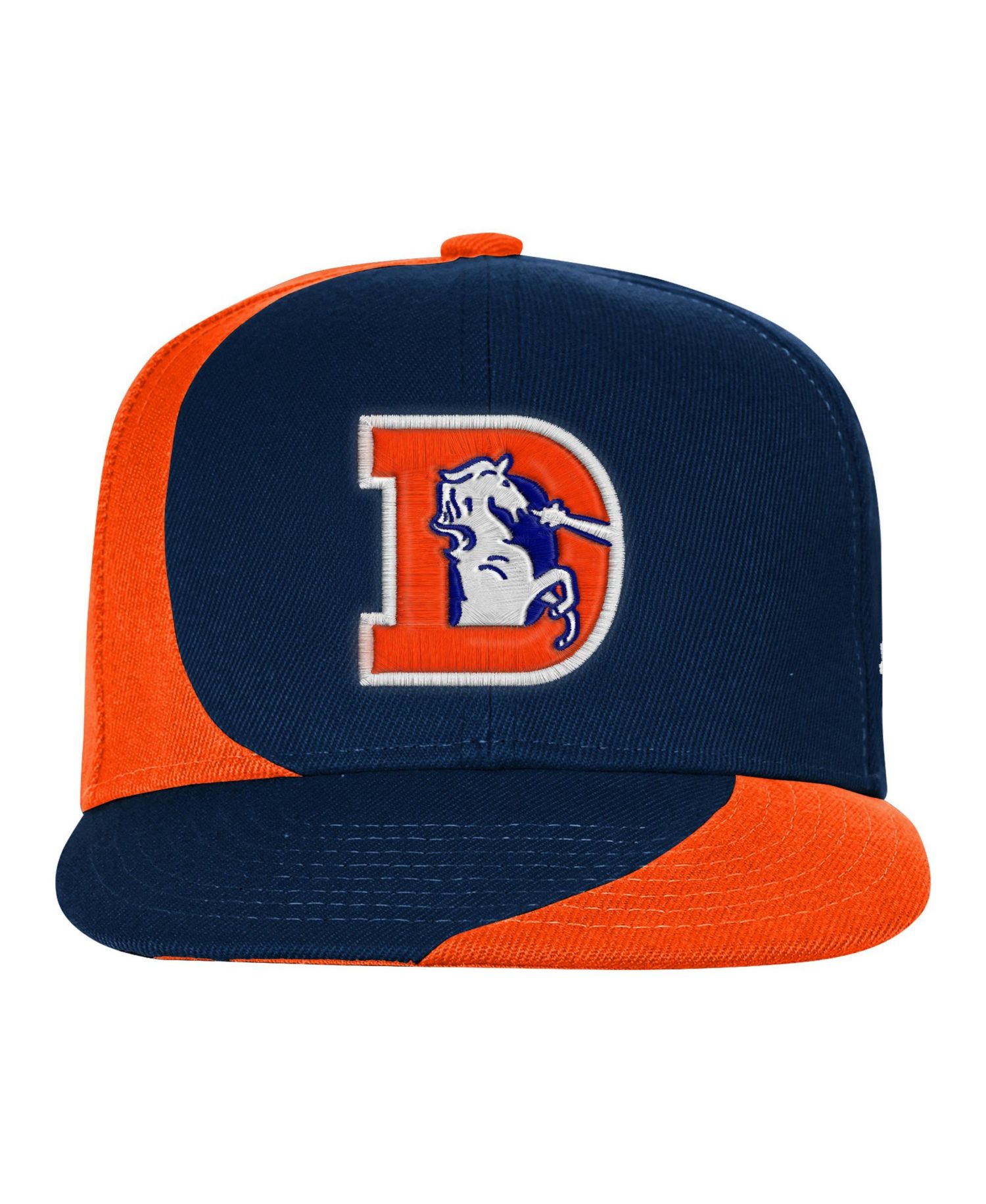 Big Boys' and Girls' Denver Broncos Retro High-Crown Snapback Hat