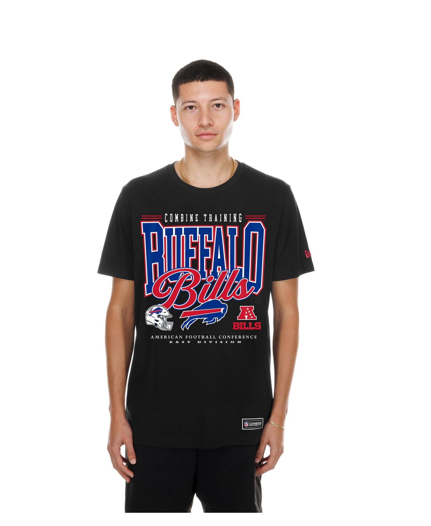 Men's Buffalo Bills 2025 Training Athletic Crewneck T-Shirt