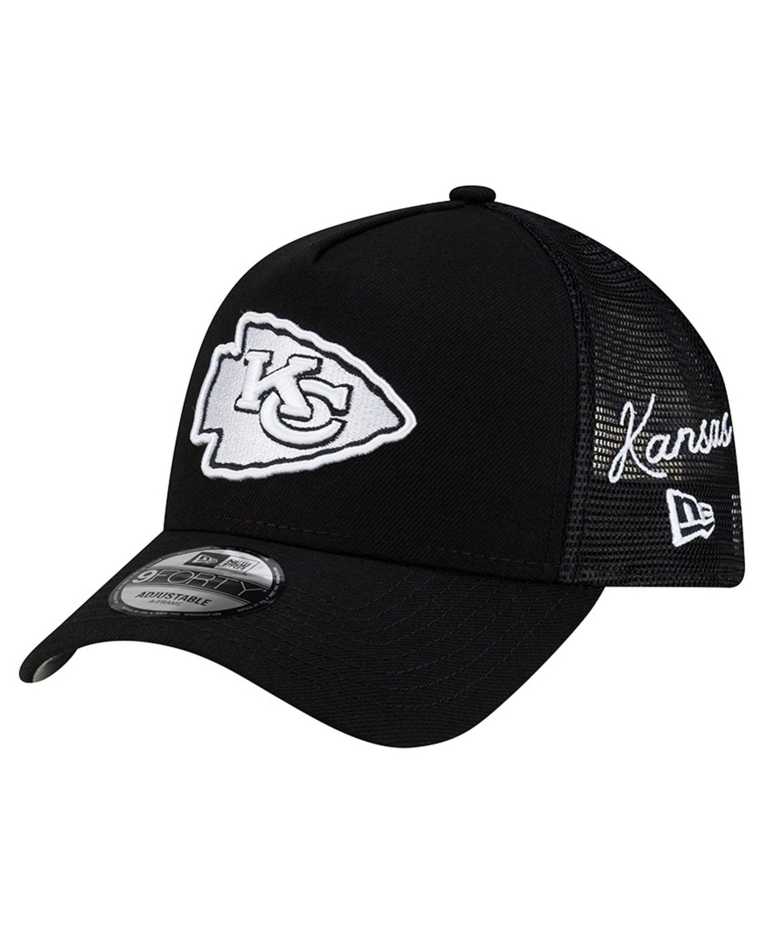 Men's Kansas City Chiefs City Script Adjustable Baseball Cap