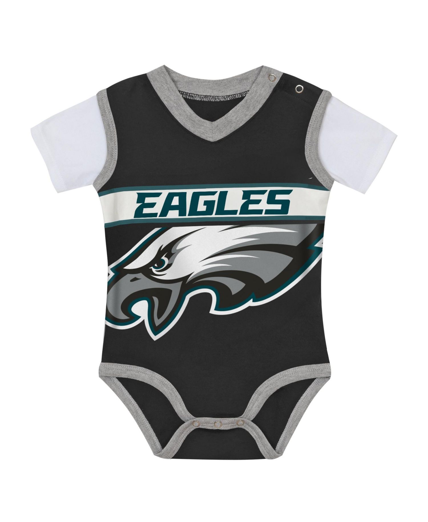 Baby Boys and Girls' Philadelphia Eagles Jersey Bodysuit and Pants Set