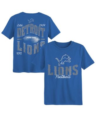 Toddler Boys' 2T-5T Top Pick Detroit Lions Distressed Screen Print Graphics T-Shirt