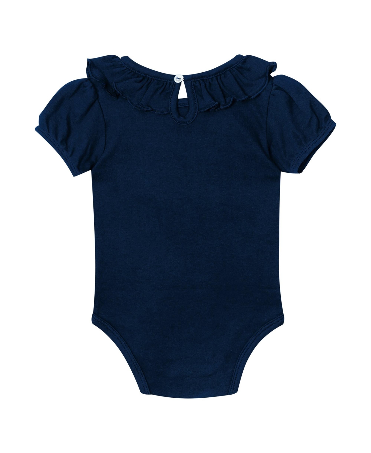 Outerstuff Baby Boys' and Girls' Notre Dame Fighting Irish Playtime Ruffle Short-Sleeve Bodysuit, 2-Piece Set