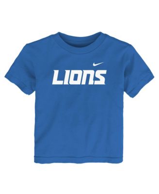 Toddler Boys' 2T-5T Detroit Lions Wordmark Screen-Print Graphic T-Shirt