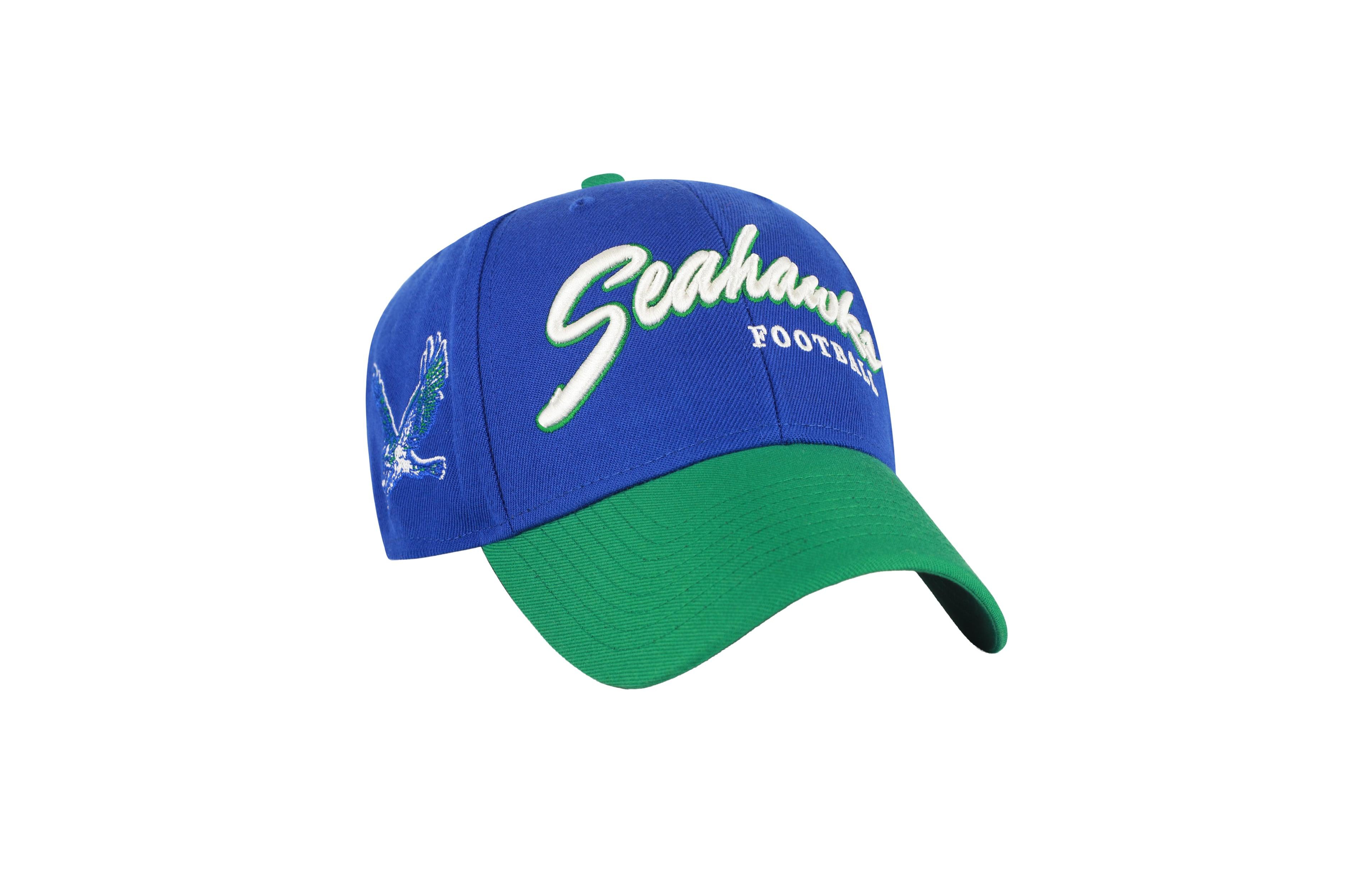 '47 Brand Men's Royal Seattle Seahawks Throwback Mvp Adjustable Hat