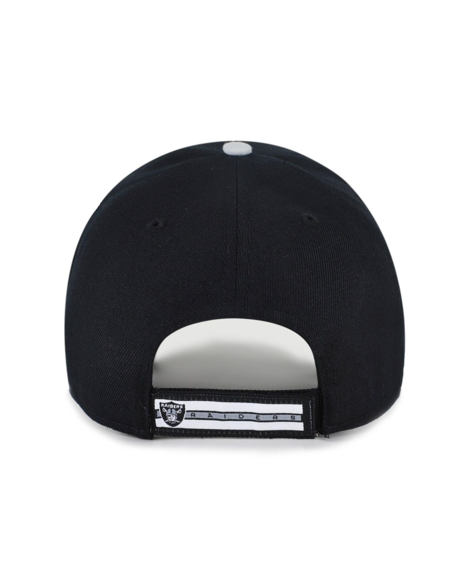 Men's Black Las Vegas Raiders Throwback MVP Adjustable Hat