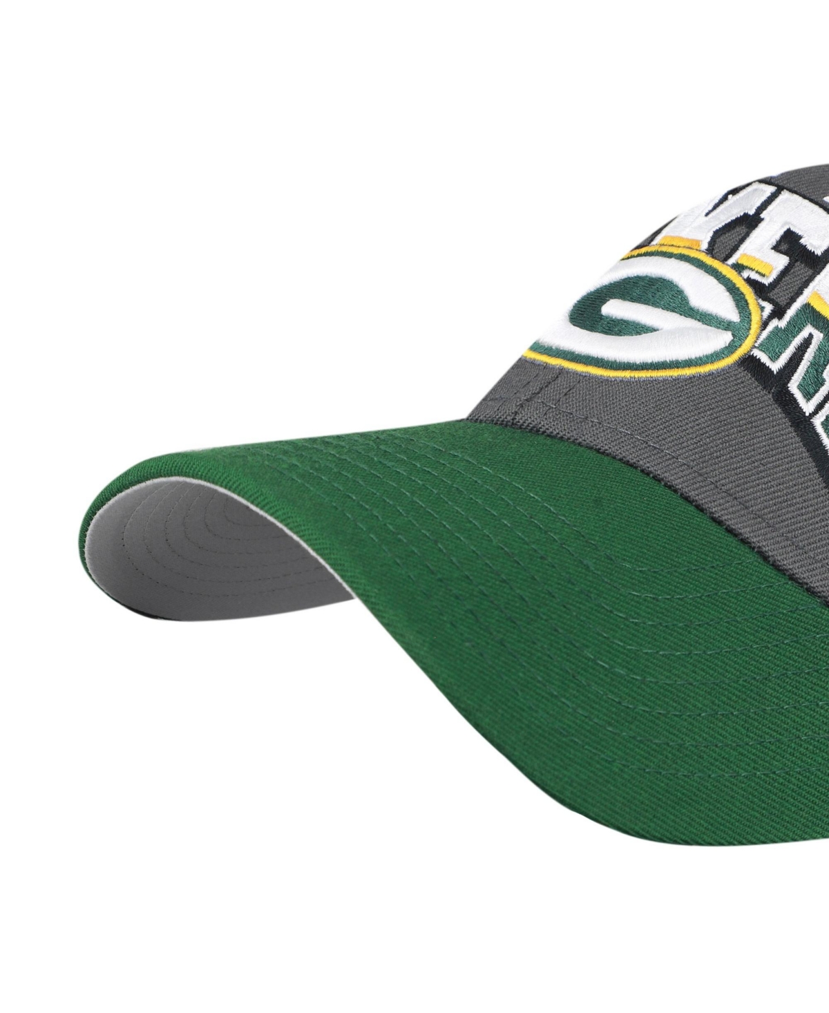 '47 Brand Green Bay Packers Split Block Mvp Structured Adjustable Baseball Cap