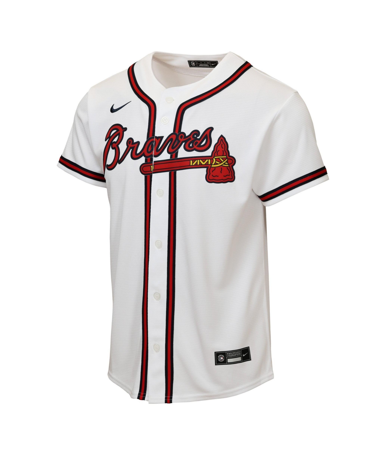 Nike Boys' 4-20 Atlanta Braves Matt Olson Home Replica Jersey