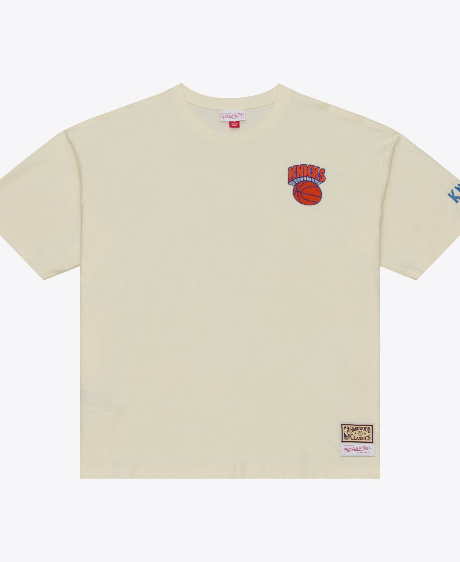 Men's Oatmeal New York Knicks Heritage Hues Oversized T-Shirt