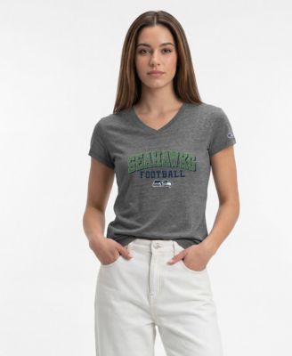 Women's Seattle Seahawks Triumph Tri-Blend V-Neck T-Shirt