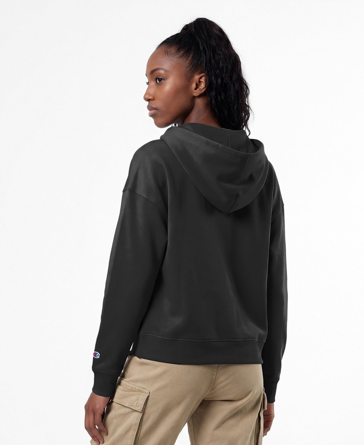 Women's San Francisco Giants Powerblend Full-Zip Hooded Fleece Hoodie
