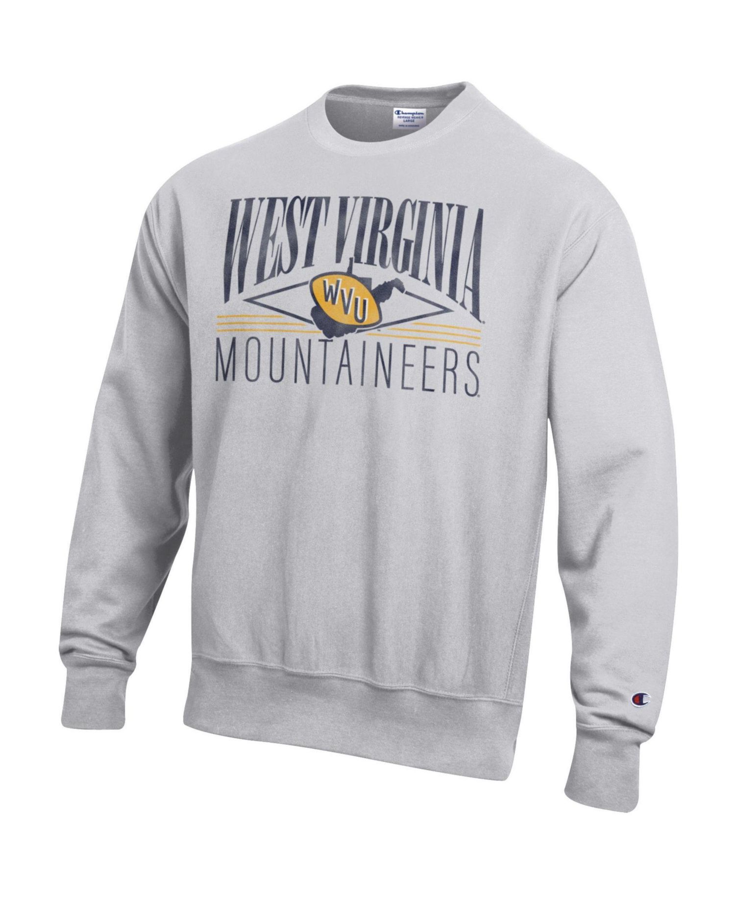 Men's West Virginia Mountaineers Reverse Weave Fleece Sweatshirt