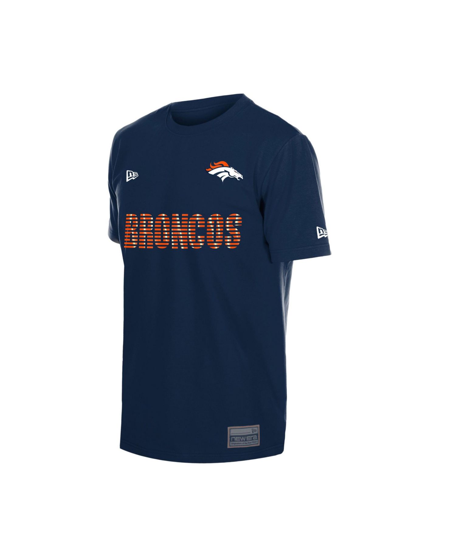 Men's Denver Broncos Match Classic-Fit Screen Print T-Shirt