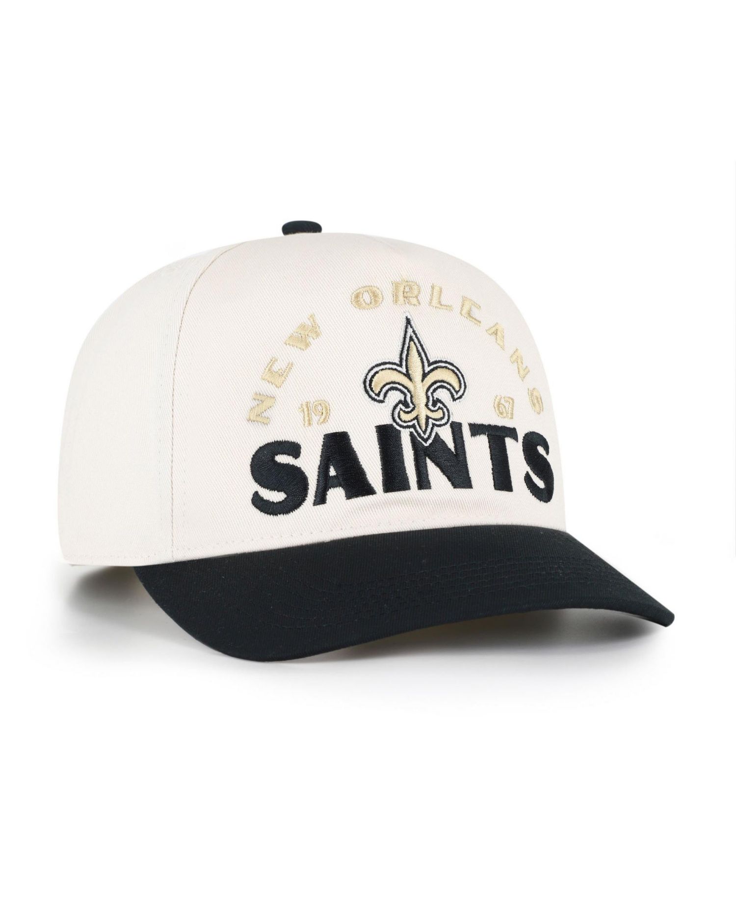 Men's New Orleans Saints Arcitext Five-Panel Adjustable Hat