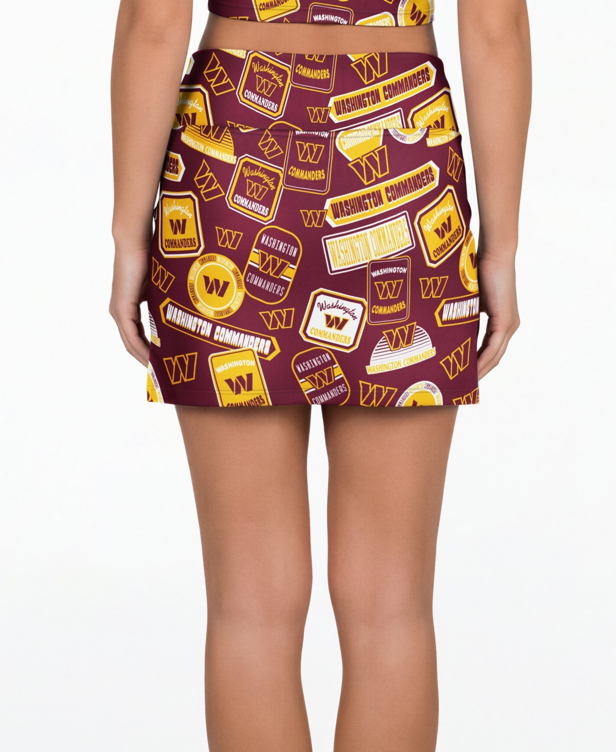 Concepts Sport Women's Burgundy Washington Commanders Grady Allover Print Sleep Skort