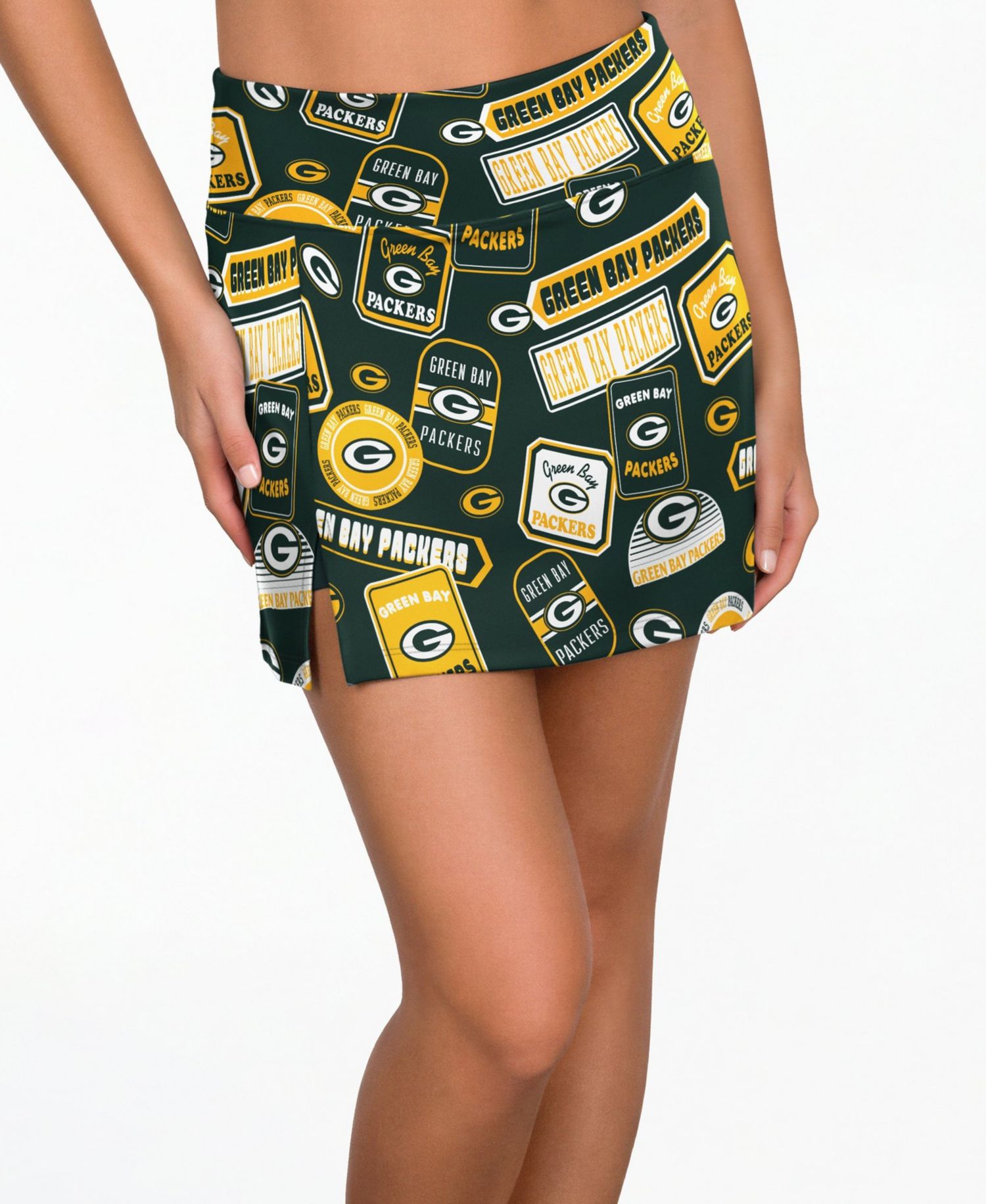 Women's Hunter Green Bay Packers Grady Sleep Skort