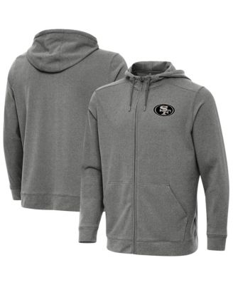 Men's San Francisco 49ers Effortless Full-Zip Hoodie Sweatshirt