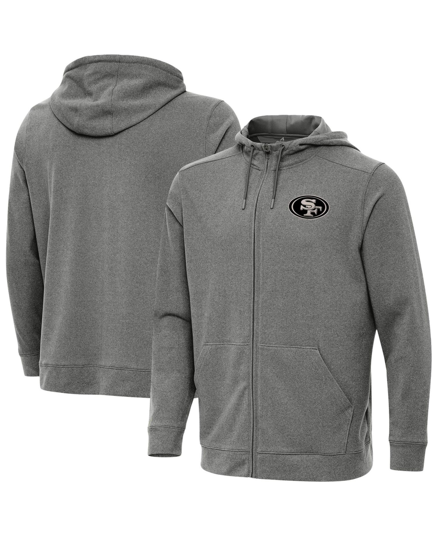 Men's San Francisco 49ers Effortless Full-Zip Hoodie Sweatshirt