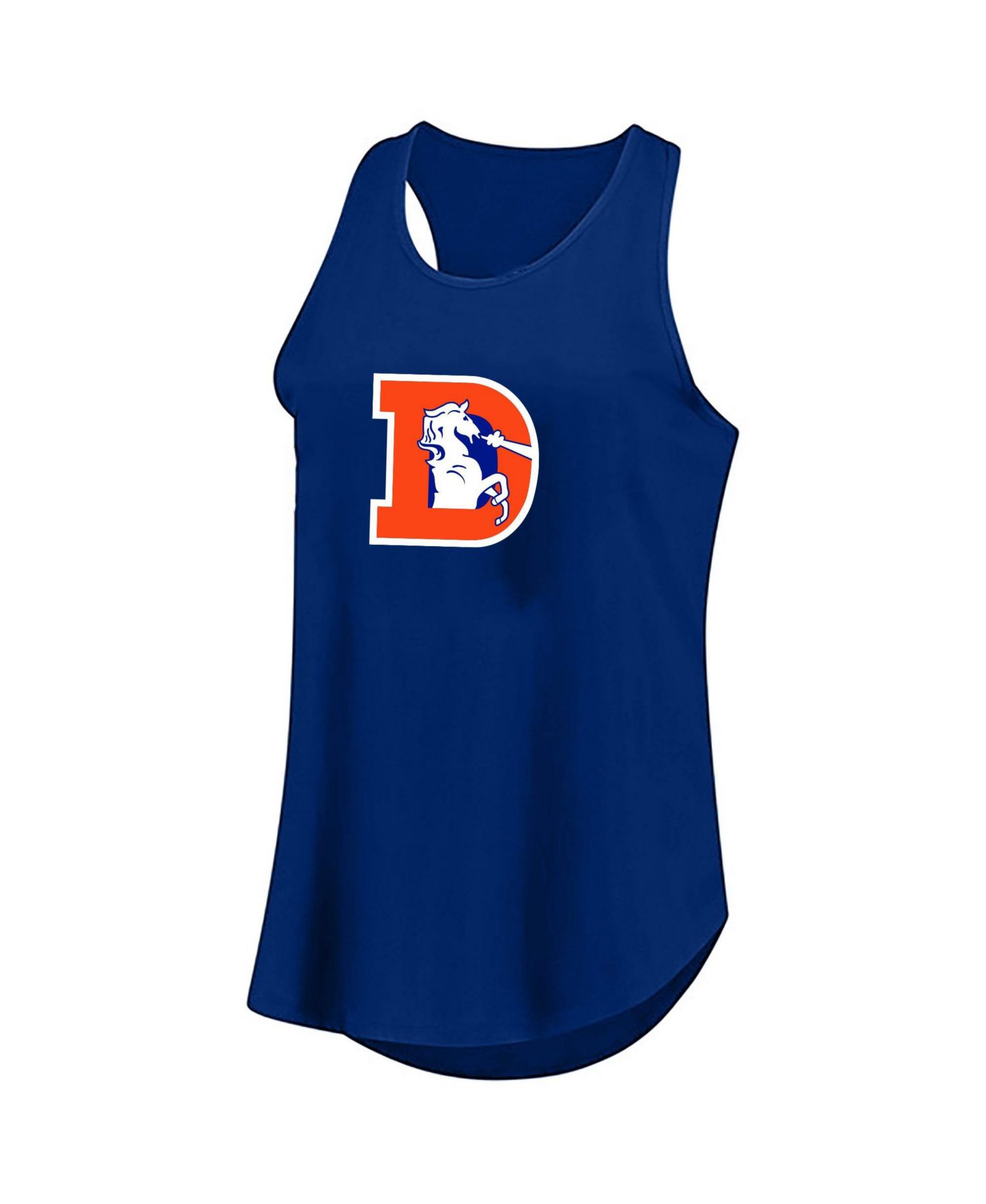 Women's Plus Size Denver Broncos Scoop Neck Racerback Tank Top