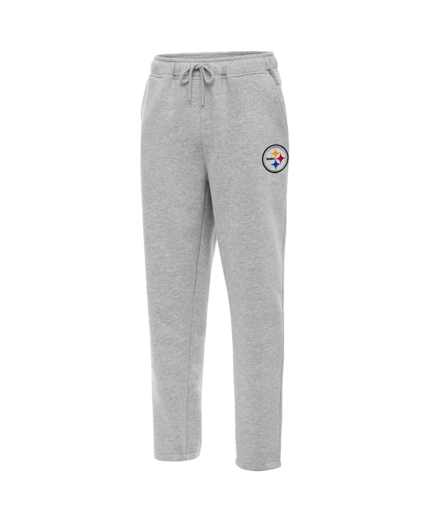Men's Pittsburgh Steelers Victory Brushed-Back Fleece Zippered Back Pocket Sweatpants
