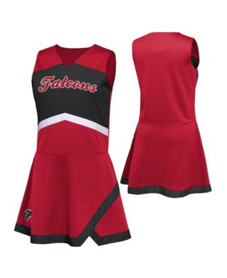 Toddler Girls' 2T-5T Atlanta Falcons Cheer Captain V-Neck Jumper Dress and Bloomers Set