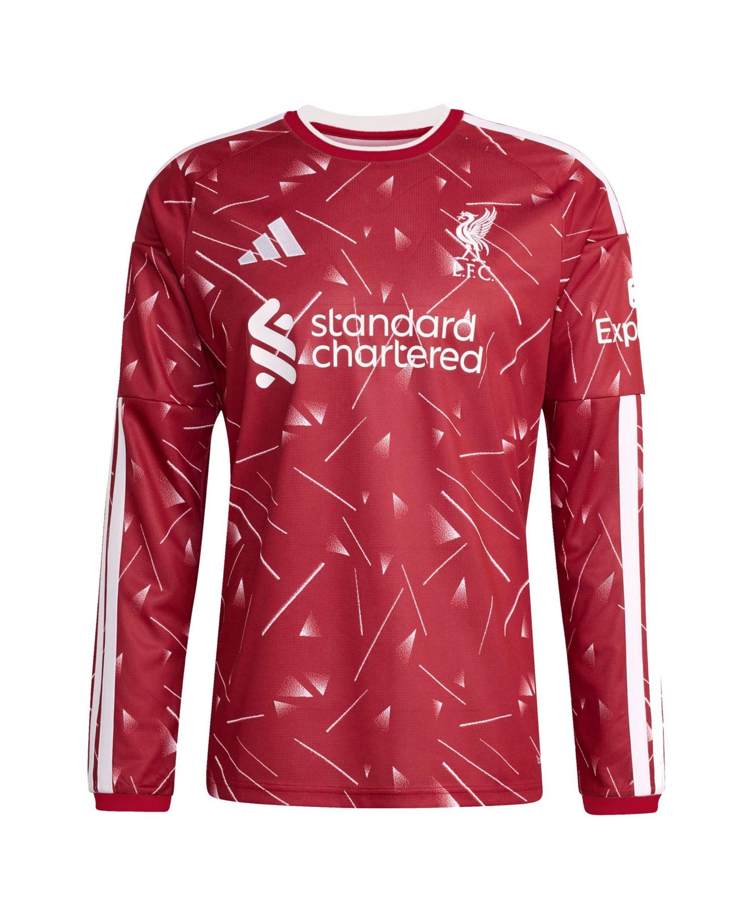 Men's Liverpool 2026/27 Home Replica Long-Sleeve Jersey
