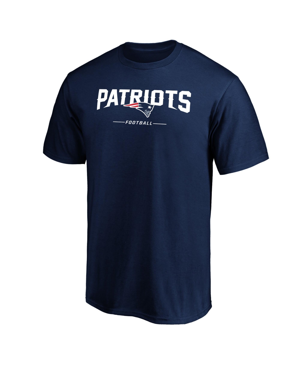 Fanatics Mto Label Men's New England Patriots Team Lockup Short-Sleeve Crew Neck T-Shirt