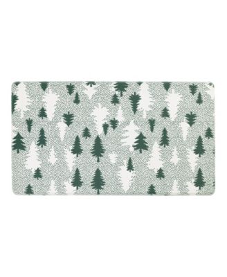 Christmas Trees Non-Slip Kitchen Mat, 17.5" x 32"