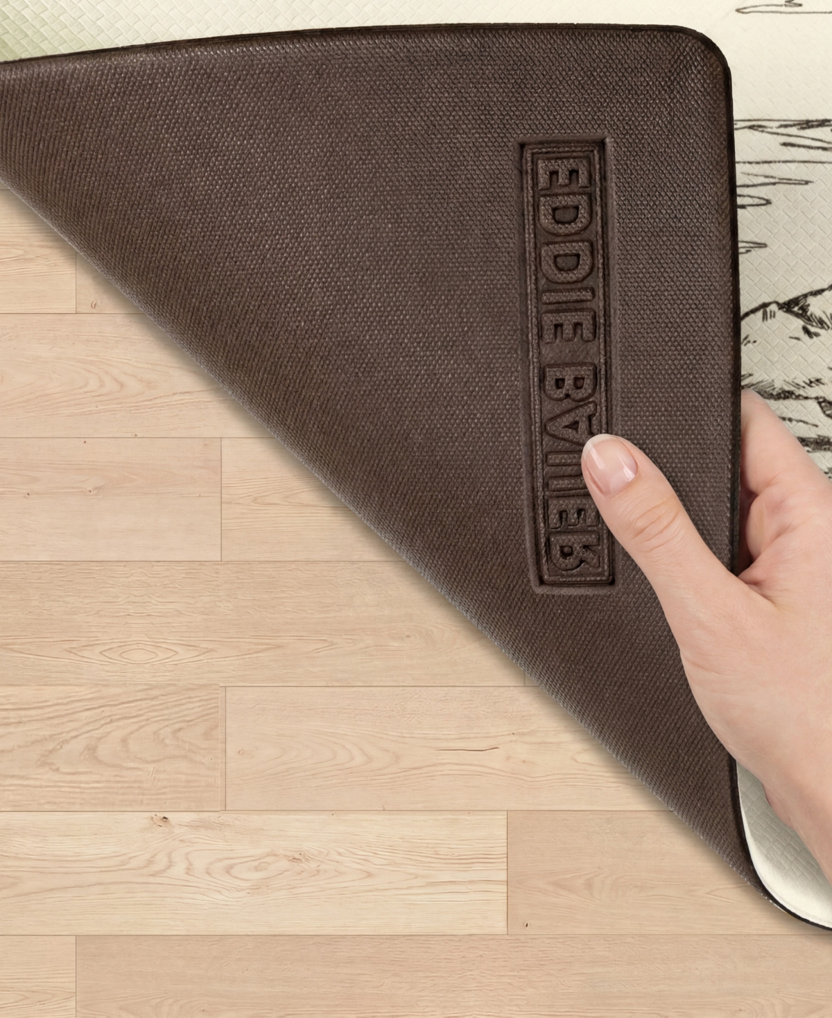 Eddie Bauer Man's Best Friend Non-Slip Kitchen Mat