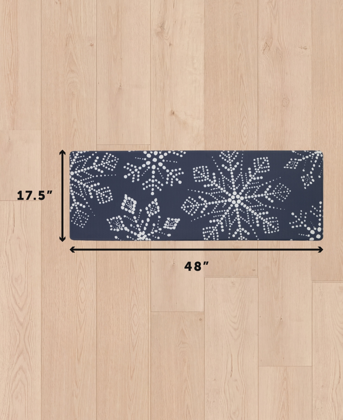 Eddie Bauer Snowflakes Non-Slip Kitchen Mat