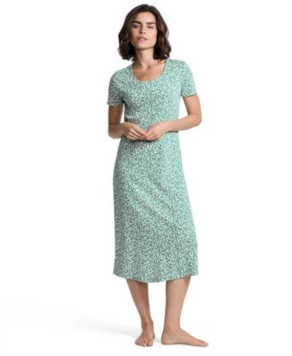 Women's Cotton Short Sleeve Midcalf Nightgown