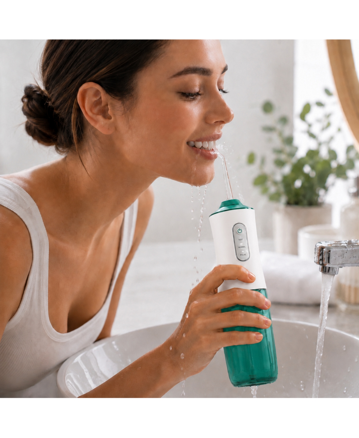 Usb Rechargeable Water Flosser Helps Remove Plaque & Dilute Harmful Toxins