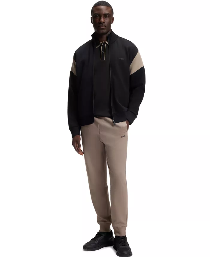 Men's Paddy Interlock-Cotton Striped-Trim Polo Shirt - thumbnail 4