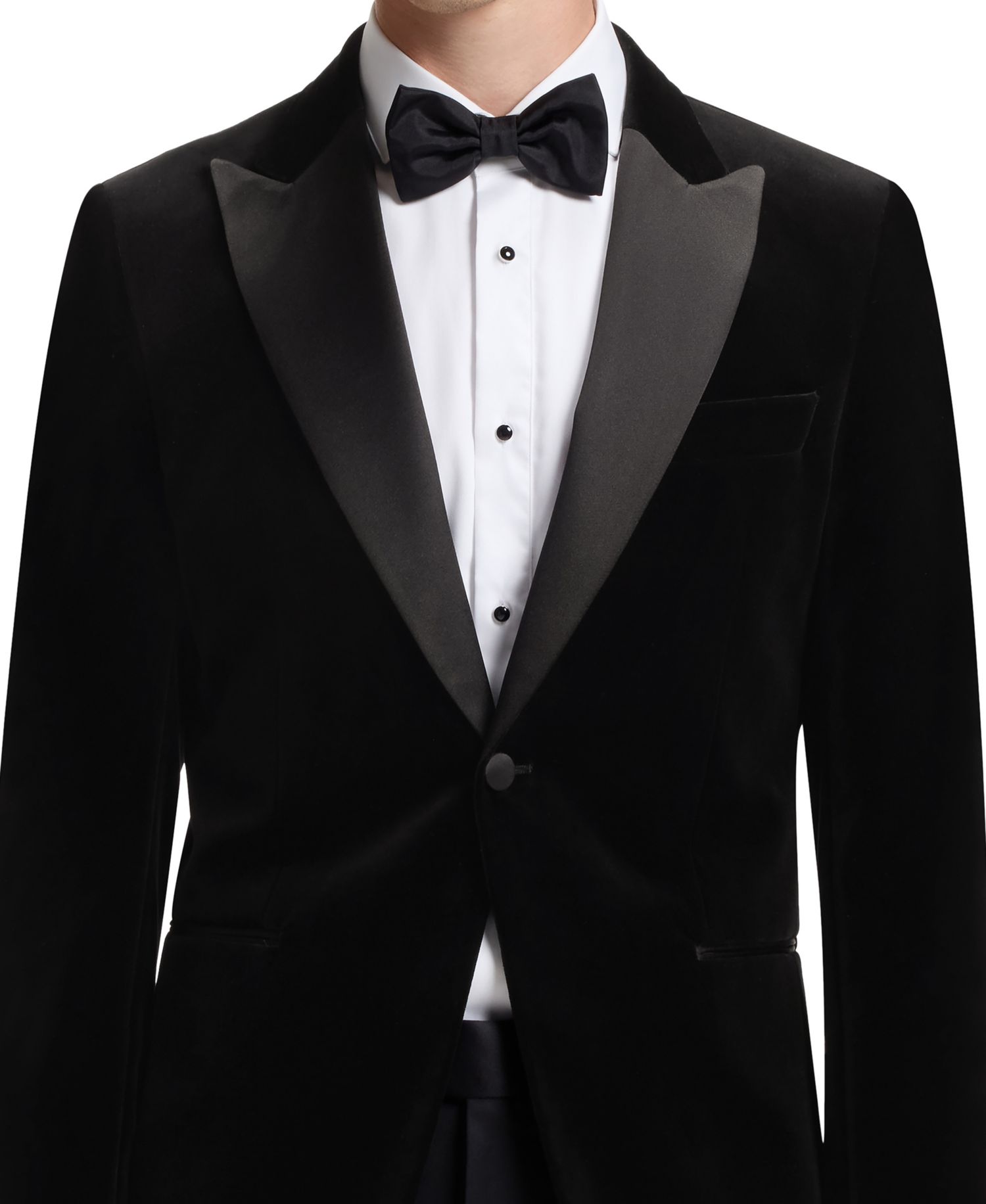 BOSS by Men's Cotton Velvet Slim-Fit Tuxedo Jacket