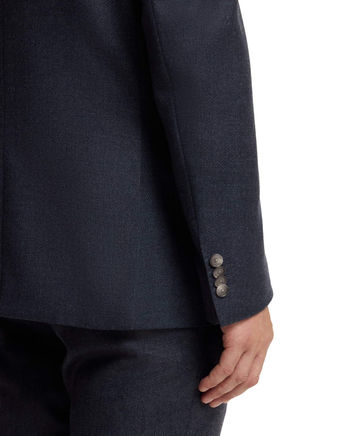Boss by Hugo Men's Wool Patterned Slim-Fit Blazer