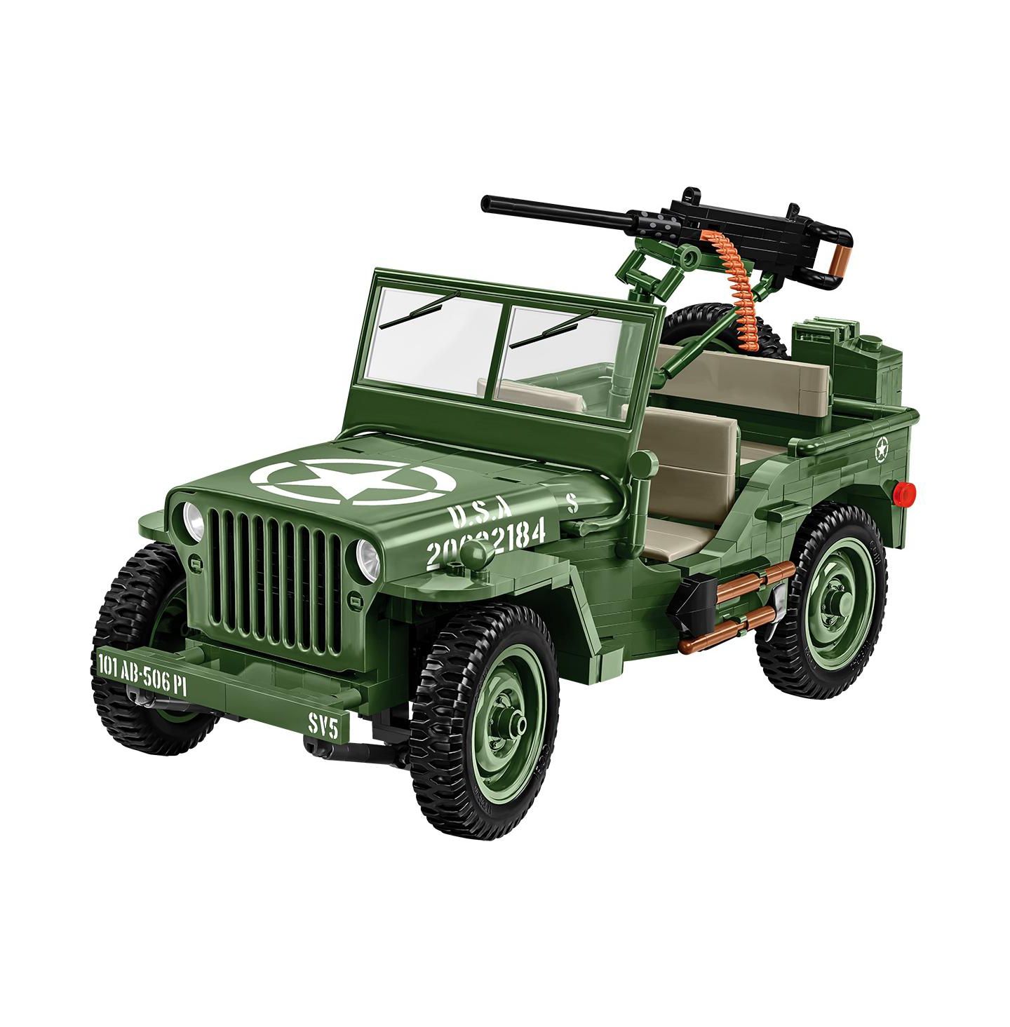 Детские конструкторы COBI Historical Collection Wwii Jeep Willys MB 1:12 Scale Vehicle, 1207 pieces — фото 2