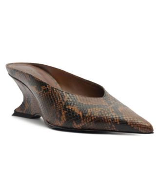 Women's Siena Mid Wedge Mule Pumps
