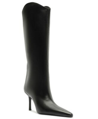 Women's Mary Ellen Heeled Pointed Toe Tall Dress Boots