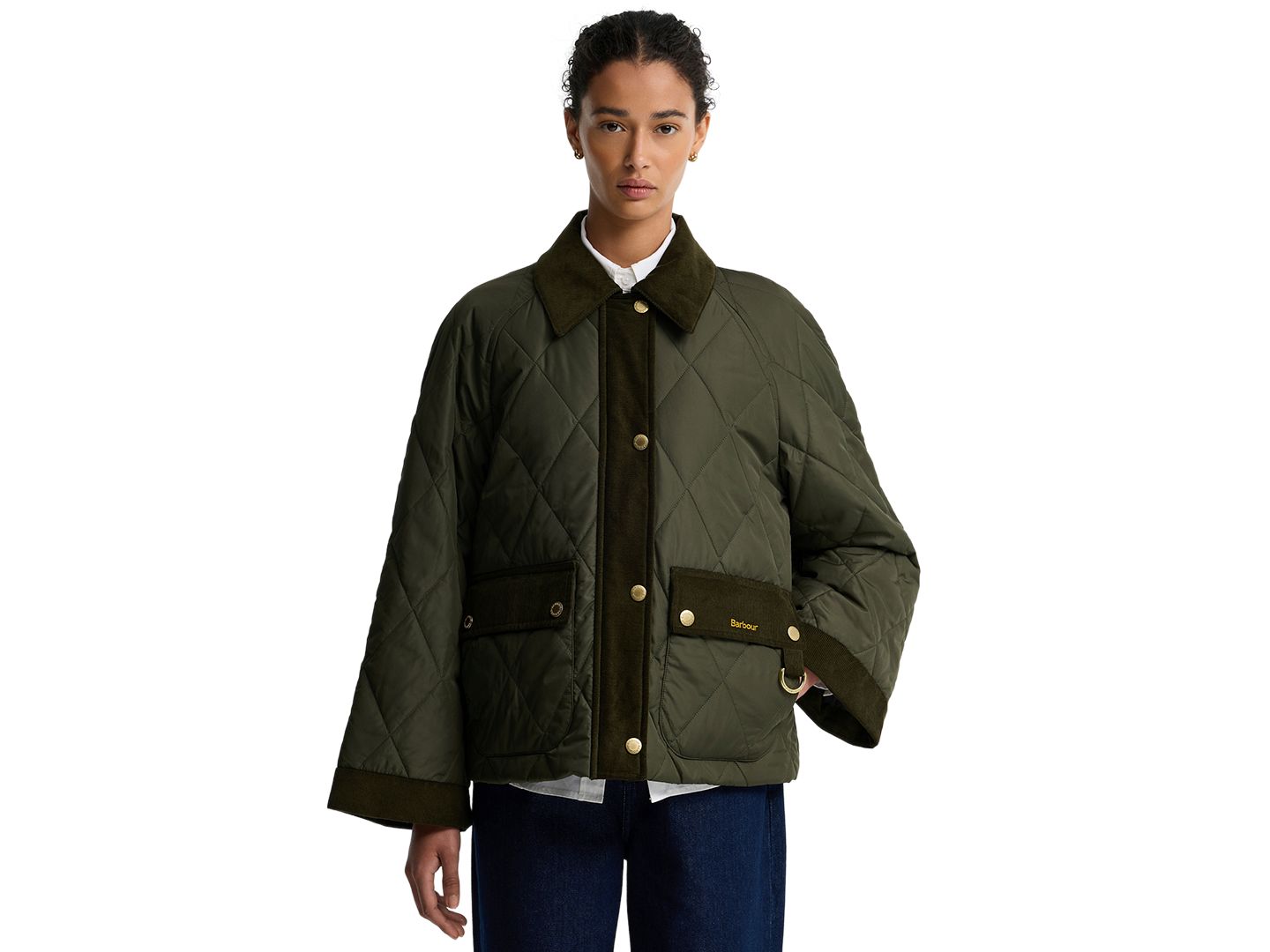 Женская куртка Barbour Kilnwick Quilted, цвет: Теневой — фото 1